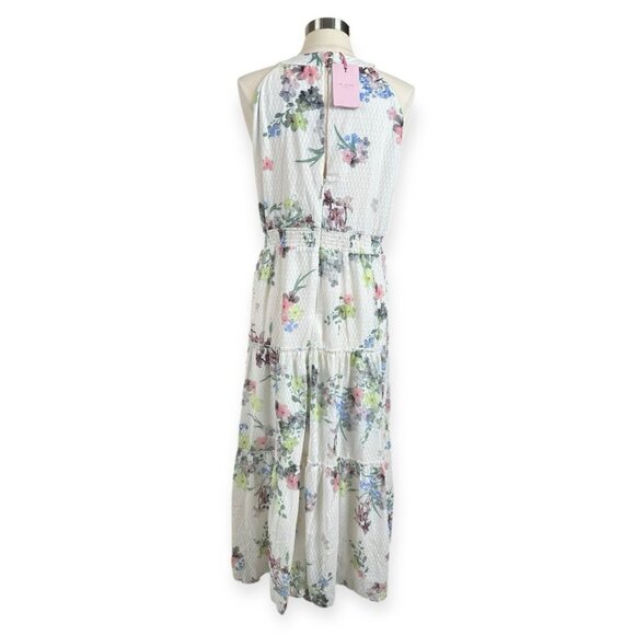 Ted Baker Kahlay Pergola Floral Maxi Dress Women Size 4 (US 8-10) Sleeveless NWT - Picture 6 of 10